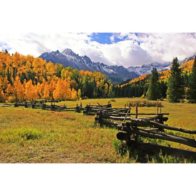 Mount Sneffels Range, Colorado - Wrapped Canvas Print Union Rustic Size: 81cm H x 122cm W x 3.8cm D on Productcaster.