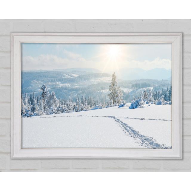 Heavy Snow On The Plane - Print Union Rustic Size: 29.7cm H x 42cm W x 1.5cm D on Productcaster.