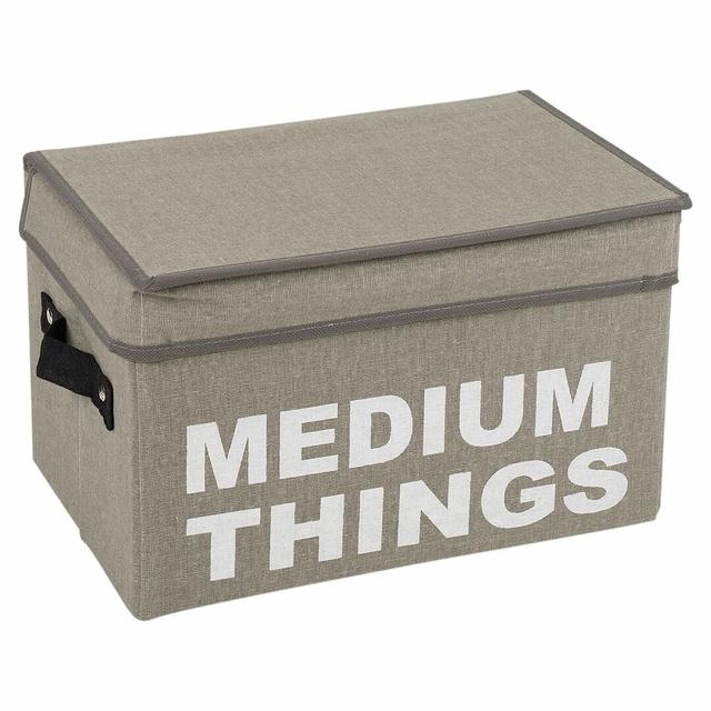 "Medium Things" Fabric Box (Set of 3) Symple Stuff on Productcaster.