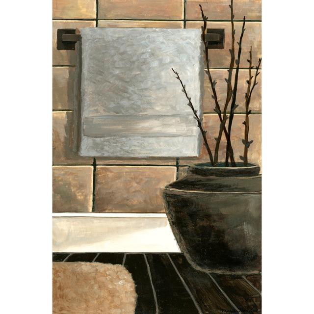 Modern Bath Panel II - Wrapped Canvas Art Prints Rosalind Wheeler Size: 76cm H x 51cm W x 3.8cm D on Productcaster.