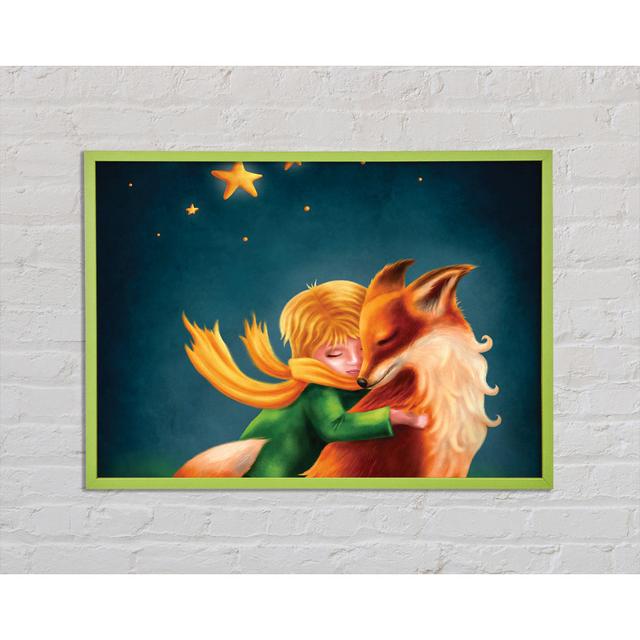 Hugging The Fox - Single Picture Frame Art Prints Rosalind Wheeler Size: 42cm H x 59.7cm W x 2cm D on Productcaster.