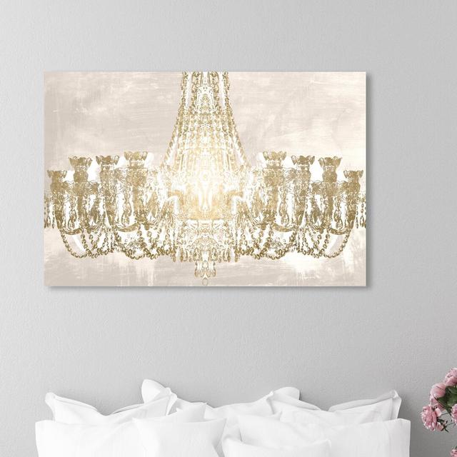 Gala Night Luxe - Wrapped Canvas Painting East Urban Home Size: 76.2 cm H x 76.2 cm W x 3.8 cm D on Productcaster.