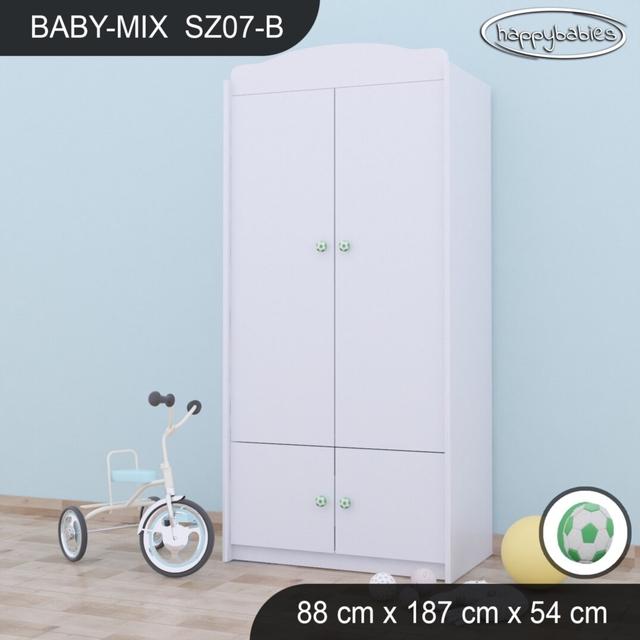 Kleiderschrank Happy Babies Farbe: bunt on Productcaster.