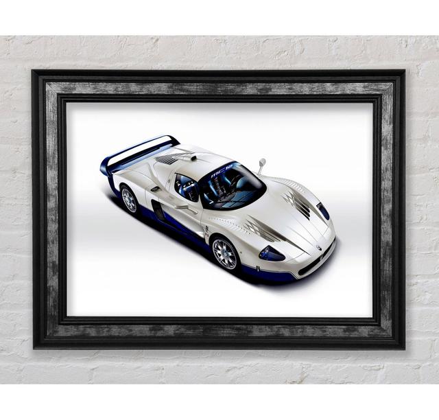 Maserati Racing Machine Framed Print Bright Star Size: 59.7cm H x 84.1cm W on Productcaster.