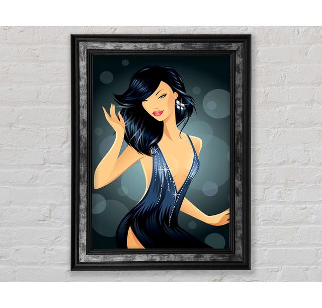 Party Girl - Single Picture Frame Art Prints Bright Star Size: 84.1cm H x 59.7cm W x 8cm D on Productcaster.