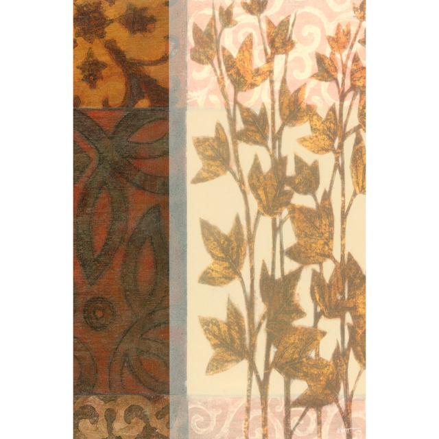 Tapestry With Leaves II by Norman Wyatt Jr. - Wrapped Canvas Graphic Art Marlow Home Co. Size: 46cm H x 30cm W on Productcaster.