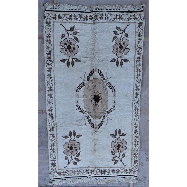 Amarn Authentic Hand-Knotted Wool Blue/Black Rug Rosalind Wheeler on Productcaster.