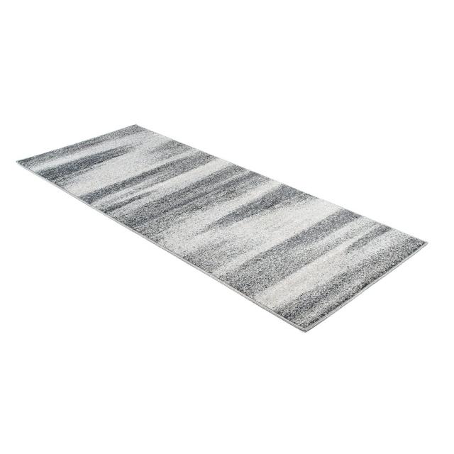 Twickenham Dark Grey Rug Latitude Run Rug Size: Runner 100 x 500cm on Productcaster.