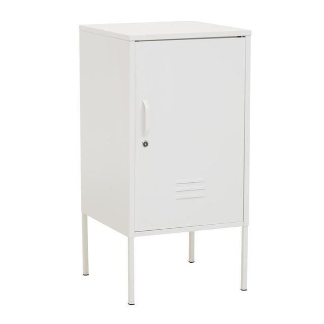 Jovann Tiers 3 - Tier Sections 3 - Section 40Cm Wide 80Cm High Metal Gym Locker 17 Stories Colour: White on Productcaster.