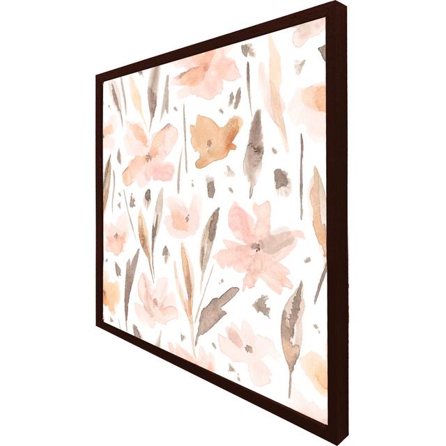 Hemingford Pink Watercolour - Single Picture Frame Art Prints ClassicLiving Frame Colour: Black Framed, Size: 41cm H x 41cm W x 4cm D on Productcaster.