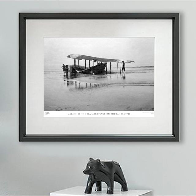 Marske By The Sea, Aeroplane On The Sands C1920 - Single Picture Frame Print The Francis Frith Collection Size: 45cm H x 60cm W x 2.3cm D on Productcaster.