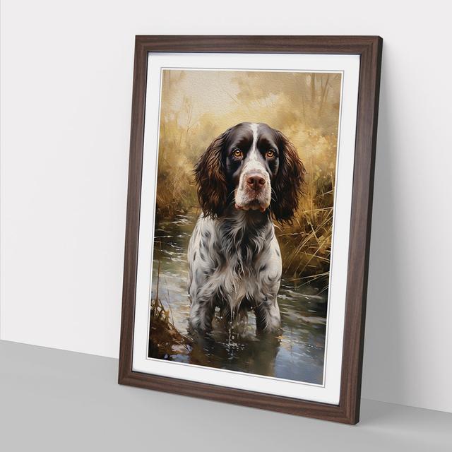 XYZ-FRM-V1223-3004 Print Marlow Home Co. Frame Colour: Walnut, Size: 34cm H x 25cm W x 2cm D on Productcaster.