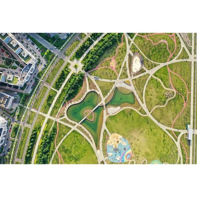 Aerial Top Down View by Nikita Birzhakov - Wrapped Canvas Photograph 17 Stories Size: 61cm H x 91cm W on Productcaster.