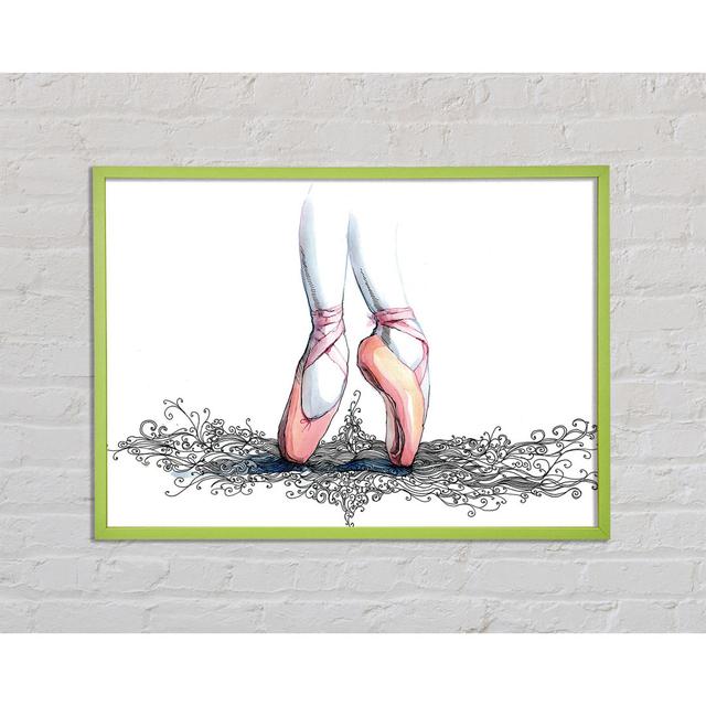 Dasha Ballerina Shoes 3 - Single Picture Frame Art Prints Mercer41 Size: 21cm H x 29.7cm W x 2cm D on Productcaster.