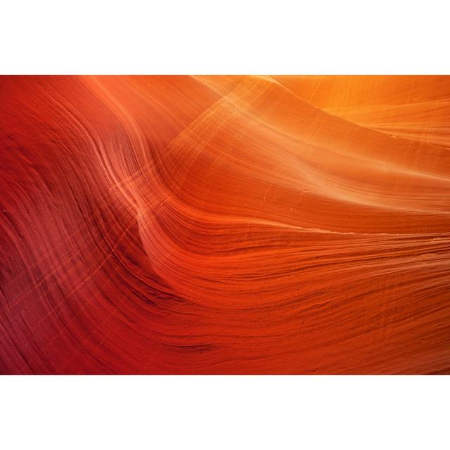 Detail of Sandstone Wall in Antelope Canyon by Claudioventrella - Wrapped Canvas Photograph Gracie Oaks Size: 30cm H x 46cm W x 3.8cm D on Productcaster.