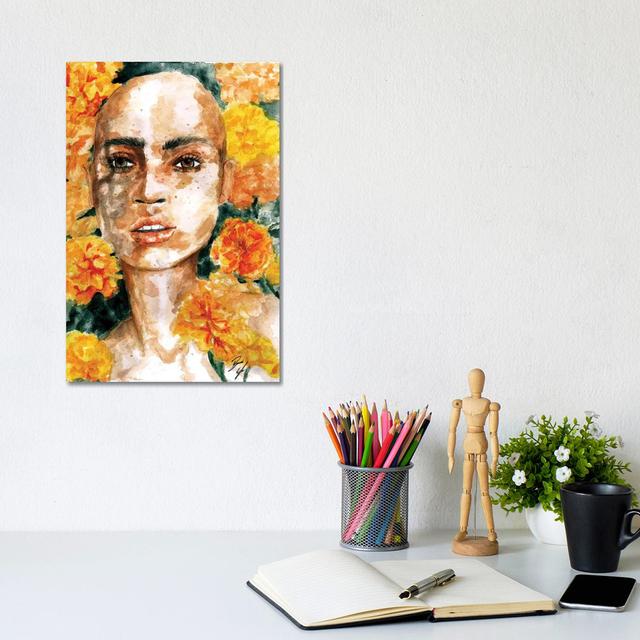 Marigold by Brooke Ashley - Wrapped Canvas Print Latitude Vive Size: 30.48cm H x 20.32cm W x 1.905cm D on Productcaster.