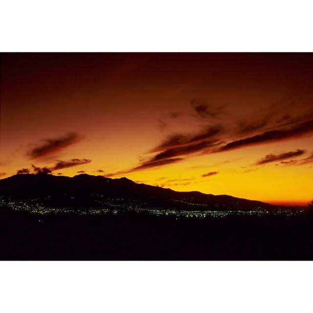 San Jose, Costa Rica At Sunset by Cay-Uwe - No Frame Print on Canvas 17 Stories Size: 61cm H x 91cm W on Productcaster.