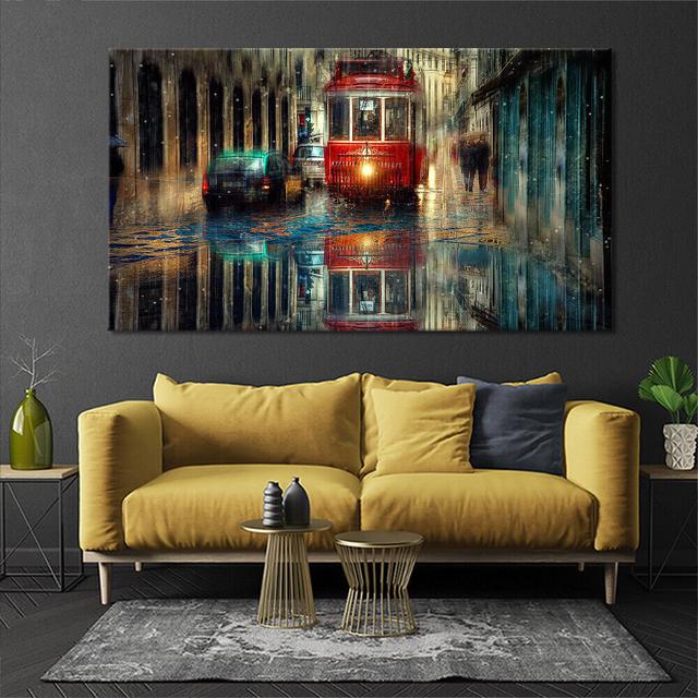 Rainy Season - Wrapped Canvas Art Prints Borough Wharf Size: 75cm H x 127cm W on Productcaster.