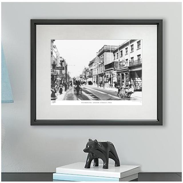 'Plymouth, Union Street 1904' by Francis Frith - Picture Frame Photograph Print on Paper The Francis Frith Collection Size: 28cm H x 36cm W x 2.3cm D on Productcaster.