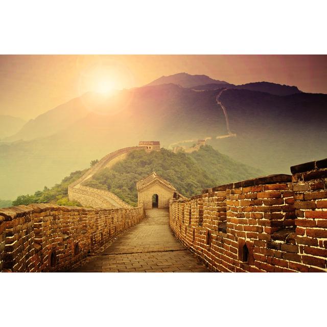 Great Wall Of China by Kokkai Ng - No Frame Art Prints on Canvas Alpen Home Size: 81cm H x 122cm W on Productcaster.