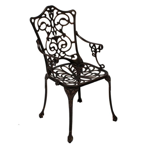 Garden Chair Dakota Fields Colour: Antique Bronze on Productcaster.