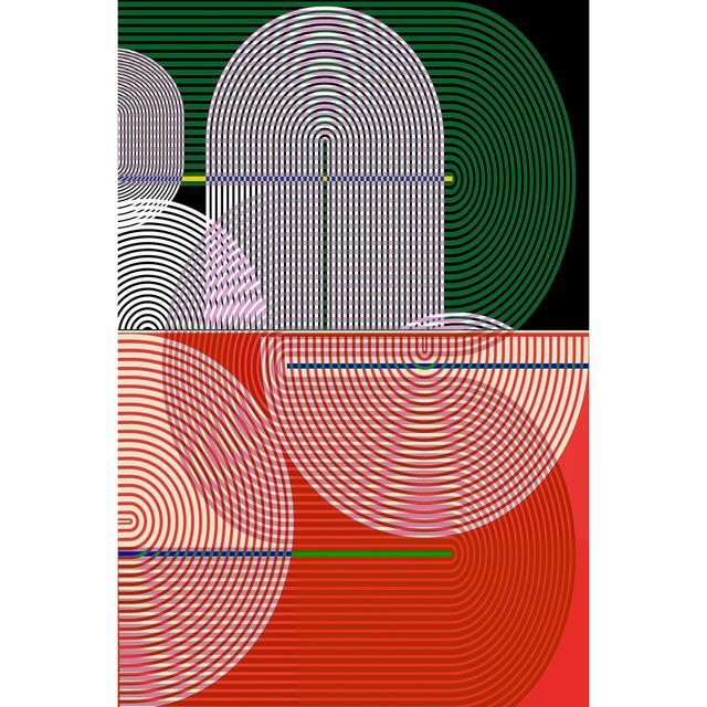 Graphic Colourful Shapes I by Sisa Jasper - Wrapped Canvas Graphic Art Corrigan Studio Size: 46cm H x 30cm W x 3.8cm D on Productcaster.