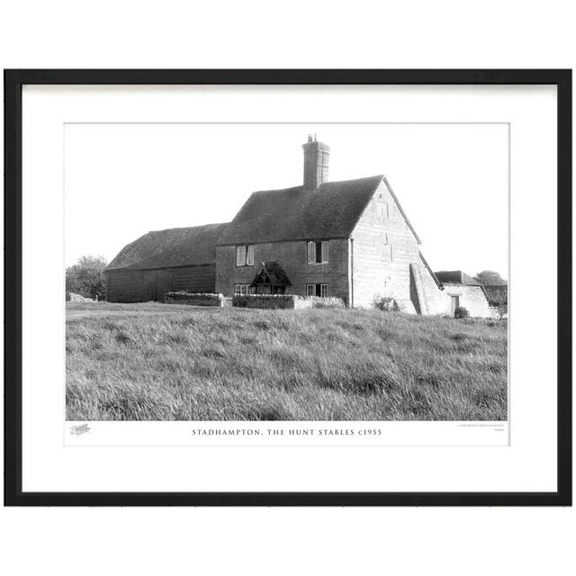 'Stadhampton, the Hunt Stables C1955' by Francis Frith - Picture Frame Photograph Print on Paper The Francis Frith Collection Size: 45cm H x 60cm W x on Productcaster.