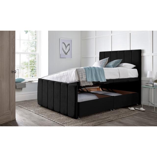 Divan Bed Barbados Fairmont Park Size: Single (3'), Colour: Black on Productcaster.