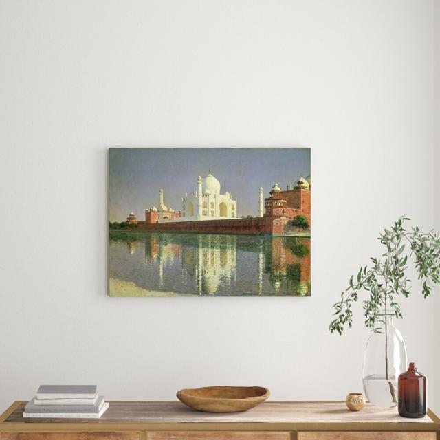 The Taj Mahal, 1874-76 by Vasili Vasilievich Vereshchagin Unframed Art Print on Canvas East Urban Home Size: Large on Productcaster.