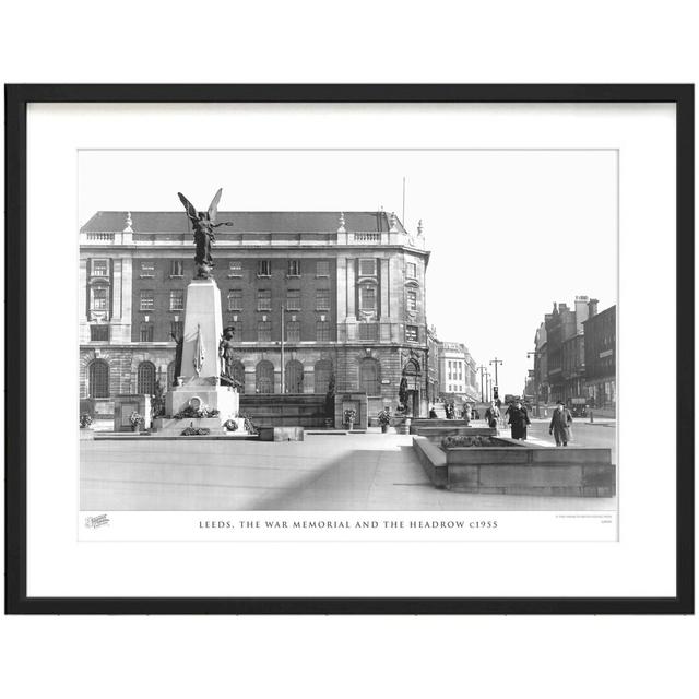 Leeds, The War Memorial And The Headrow C1955 - Single Picture Frame Print The Francis Frith Collection Size: 28cm H x 36cm W x 2.3cm D on Productcaster.