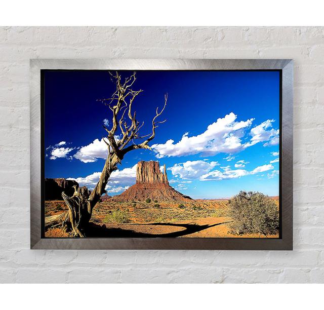 Monument Valley Arizona - Single Picture Frame Art Prints Bright Star Size: 84.1cm H x 118.9cm W x 3.4cm D on Productcaster.