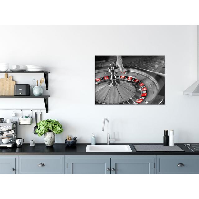 Large Roulette Table - Unframed Photograph on Glass Brayden Studio Size: 70cm H x 100cm W on Productcaster.