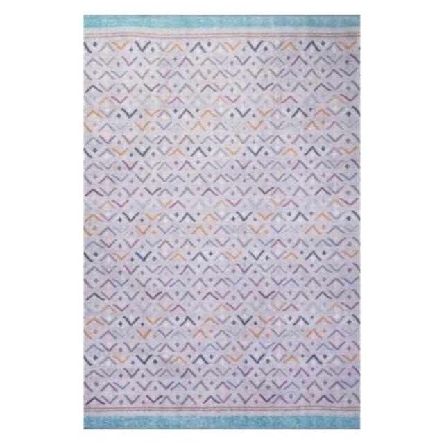 Nance Light Grey/Brown/Blue Rug Gracie Oaks Rug Size: Rectangle 140 x 190cm on Productcaster.