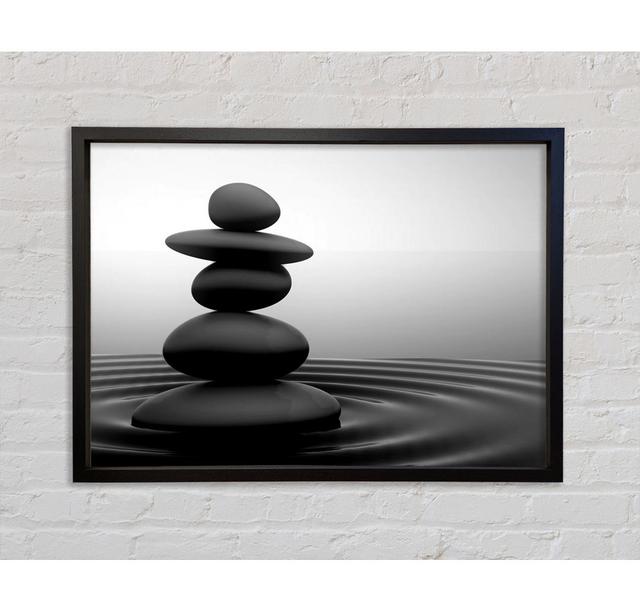 Zen Stones Framed Print Bright Star Size: 59.7cm H x 84.1cm W on Productcaster.