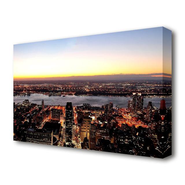 'NYC Landscape' Photograph on Wrapped Canvas East Urban Home Size: 35.6 cm H x 50.8 cm W on Productcaster.