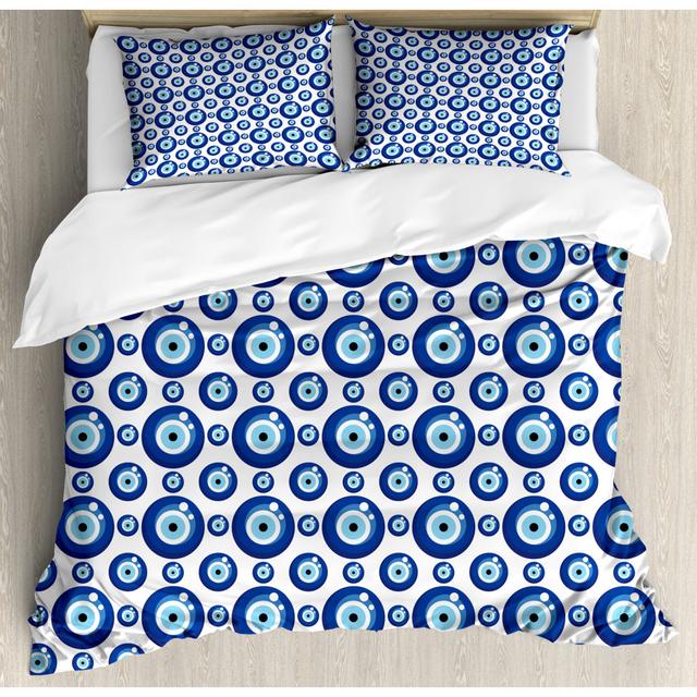 Briananthony No Pattern [EU ONLY] Duvet Cover Set with Pillowcases 17 Stories Size: Kingsize - 2 Standard Pillowcases on Productcaster.