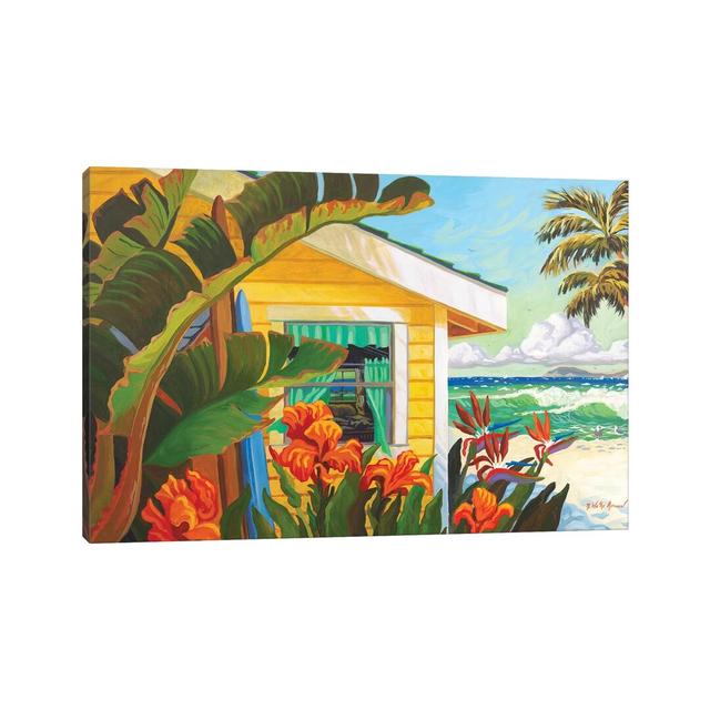 The Cottage At Crystal Cove by Robin Wethe Altman - Painting East Urban Home Size: 45.72cm H x 66.04cm W x 1.91cm D, Format: Wrapped Canvas on Productcaster.