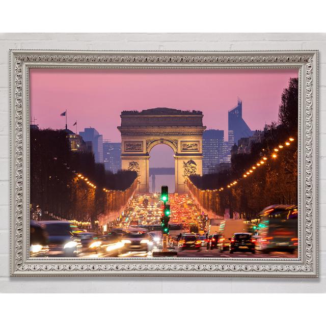 Arc De Triomphe - Single Picture Frame Art Prints Bright Star Size: 21cm H x 29.7cm W x 3cm D on Productcaster.