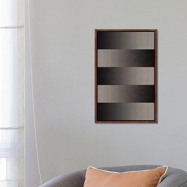 Modern Art- Grayscale Ivy Bronx Size: 66.04cm H x 45.72cm W x 3.81cm D, Format: Classic Wood Framed on Productcaster.