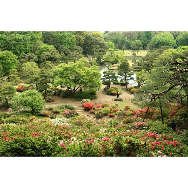 Rikugien Japanese Garden by Mura - No Frame Art Prints on Canvas 17 Stories Size: 20cm H x 30cm W on Productcaster.