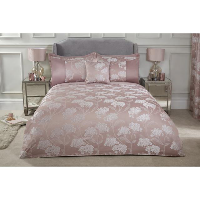 Blossom 180 TC Duvet Cover Set Mercer41 Colour: Blush Pink, Size: Super King on Productcaster.