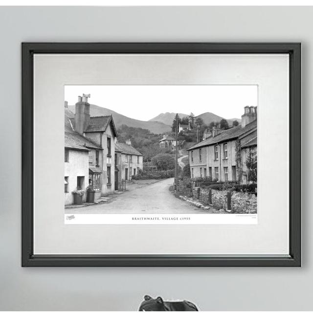 'Braithwaite, Village C1955' by Francis Frith - Picture Frame Photograph Print on Paper The Francis Frith Collection Size: 45cm H x 60cm W x 2.3cm D on Productcaster.