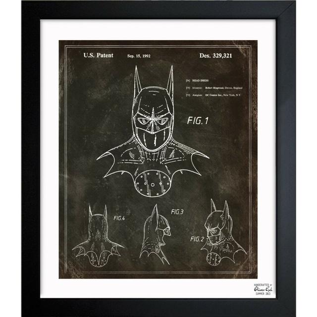 'Batman, 1992 - Tom' Framed Graphic Art East Urban Home Size: 31 cm H x 25 cm W on Productcaster.