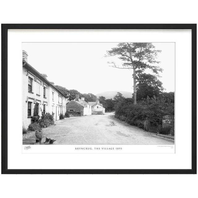 'Bryncrug, the Village 1895' - Picture Frame Photograph Print on Paper The Francis Frith Collection Size: 45cm H x 60cm W x 2.3cm D on Productcaster.