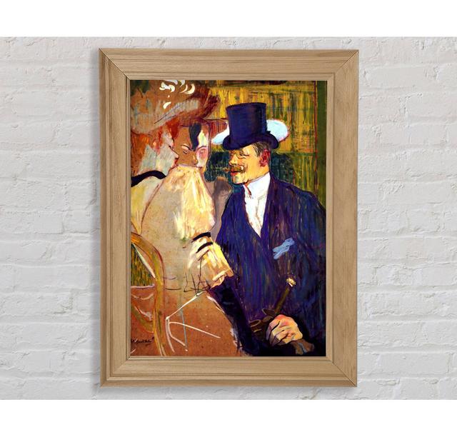 Toulouse Lautrec Der Engländer im Moulin Rouge - Einzelne Bilderrahmen Kunstdrucke Bright Star Größe: 142,2 cm H x 84,1 cm B x 8 cm T on Productcaster.