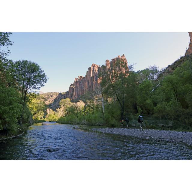 Hargraves Gila River by Ca2hill - Wrapped Canvas Print Alpen Home Size: 30cm H x 46cm W x 3.8cm D on Productcaster.