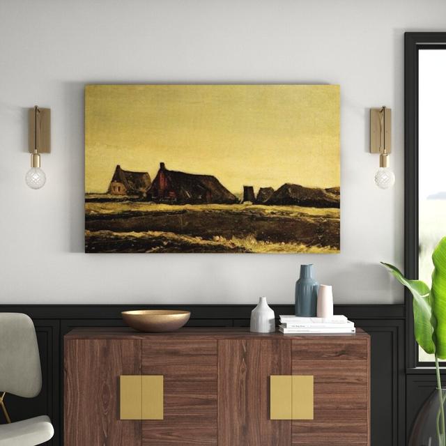 Vincent Van Gogh - Wrapped Canvas Painting East Urban Home Size: 90cm H x 135cm W x 1.8cm D on Productcaster.