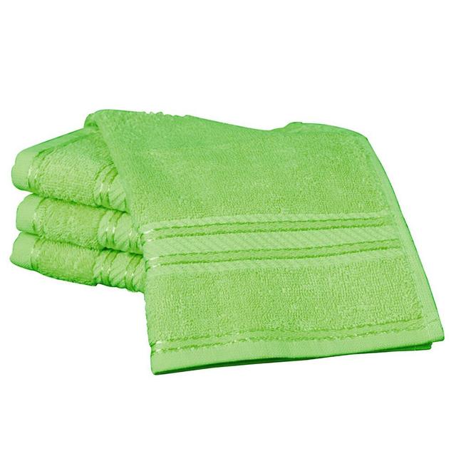 Berkly Face Cloth Single 17 Stories Colour: Lime Green on Productcaster.