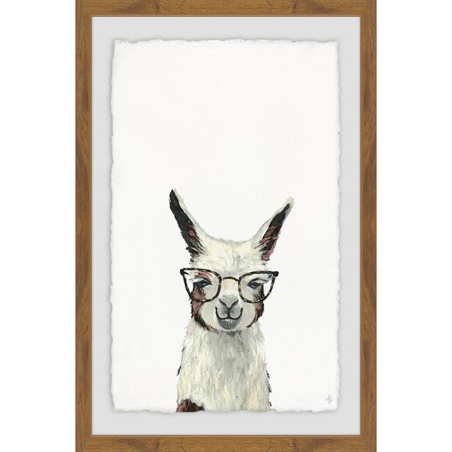 Jolly Llama - Picture Frame Painting Print on Paper East Urban Home Size: 91 cm H x 61 cm W x 4 cm D on Productcaster.