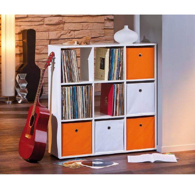 Anfernee Bookcase 17 Stories Colour: White on Productcaster.